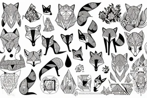 A fox protector tattoo idea