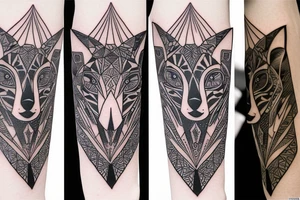 A fox protector others tattoo idea