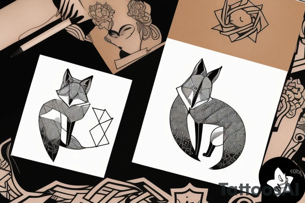 A fox protector others tattoo idea