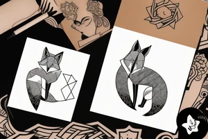 A fox protector others tattoo idea