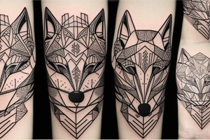 A fox protector others tattoo idea
