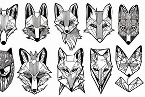 A fox and a dead tree tattoo idea