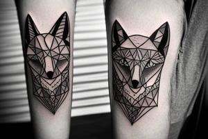 A fox going to heaven tattoo idea
