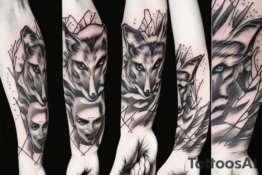 A fox tattoo idea