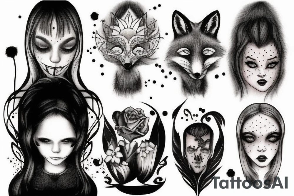 A fox tattoo idea