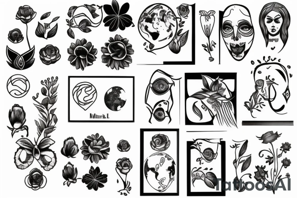 Mother earth tattoo idea