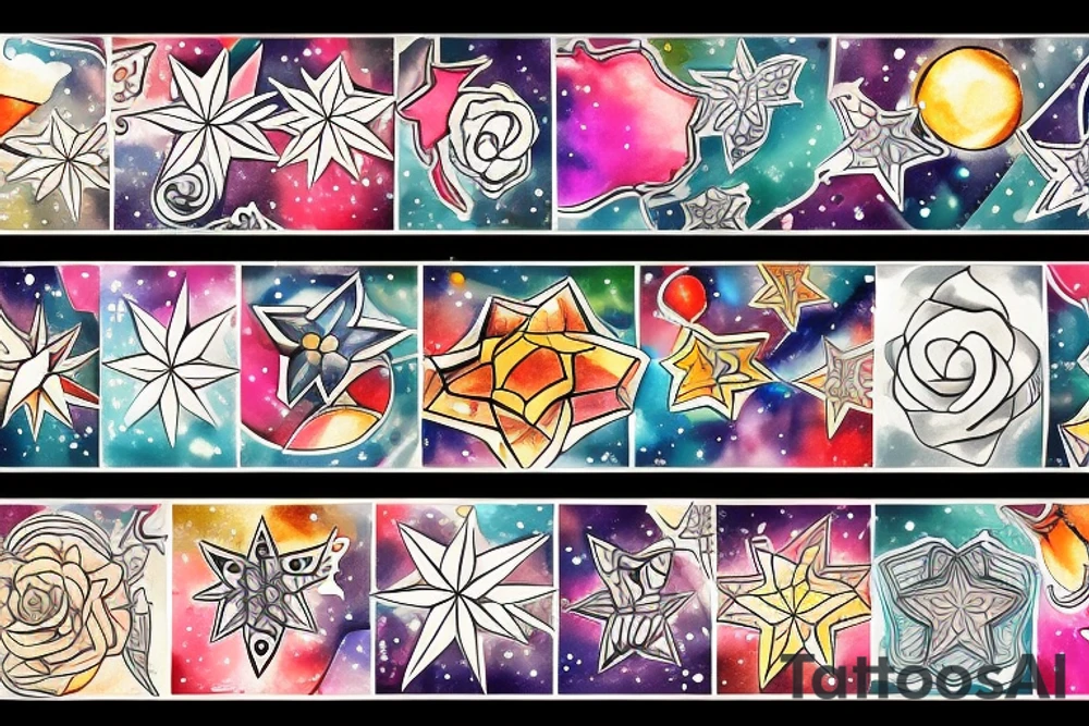 Stars tattoo idea
