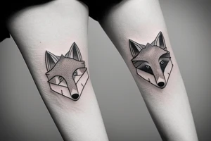 A psychology fox tattoo idea