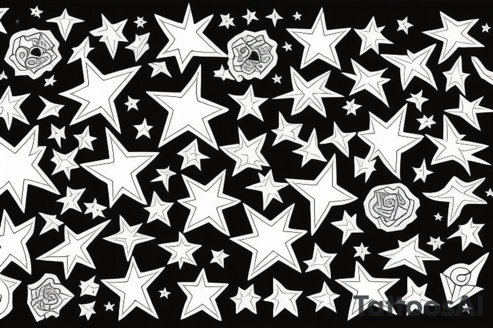 Stars tattoo idea