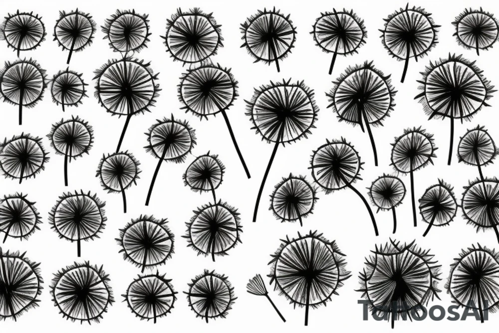 Dandelion tattoo idea
