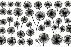 Dandelion tattoo idea