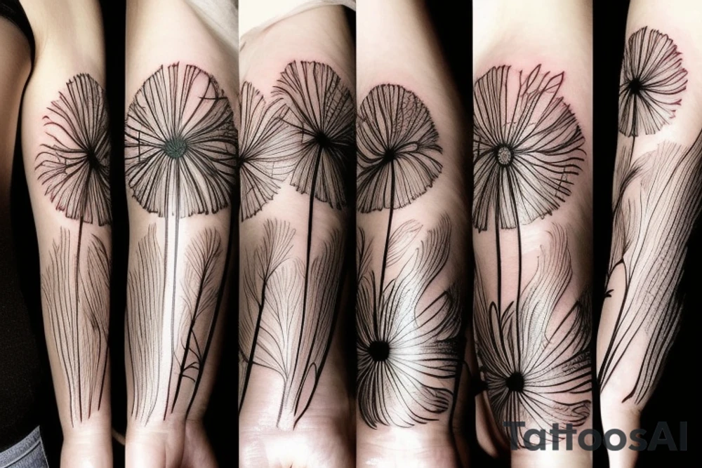 Dandelion tattoo idea