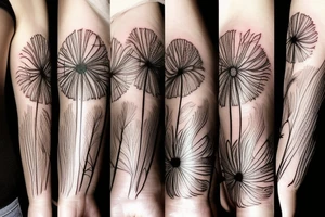 Dandelion tattoo idea