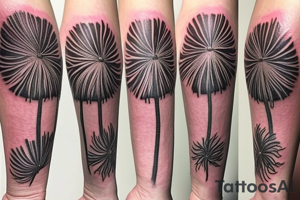 Dandelion tattoo idea