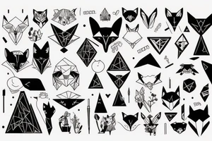 A fox and panic disorder tattoo idea