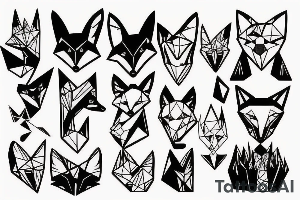 A fox and panic disorder tattoo idea