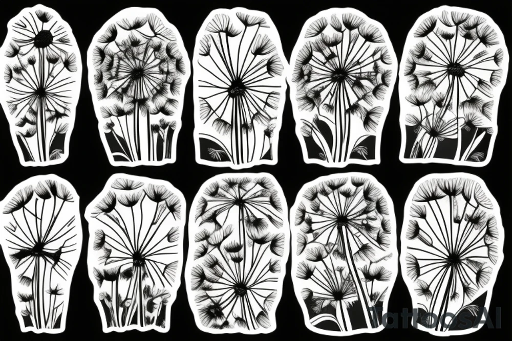 Dandelion tattoo idea