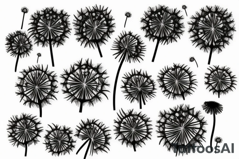 Dandelion tattoo idea