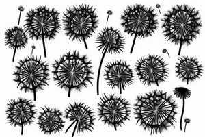 Dandelion tattoo idea