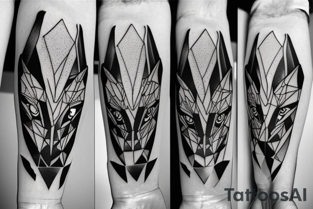 A fox and panic disorder tattoo idea