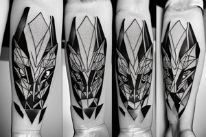 A fox and panic disorder tattoo idea