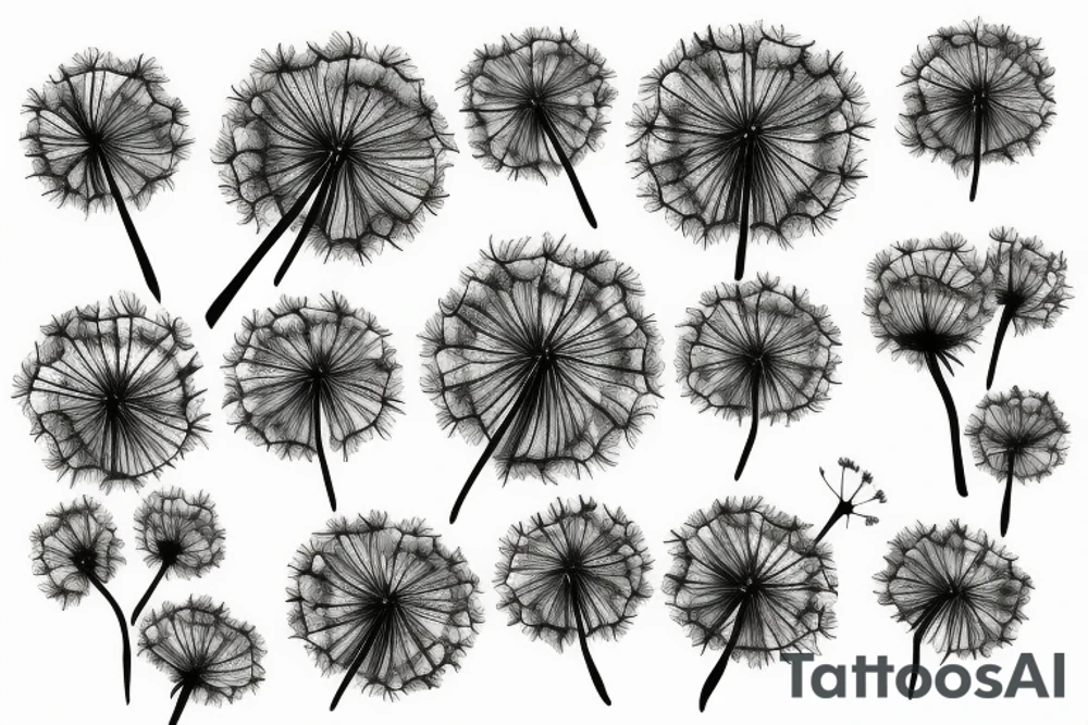 Dandelion tattoo idea