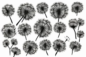 Dandelion tattoo idea