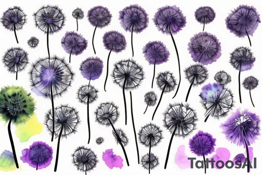 Dandelion tattoo idea