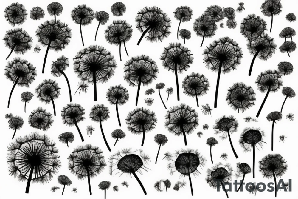 Dandelion tattoo idea
