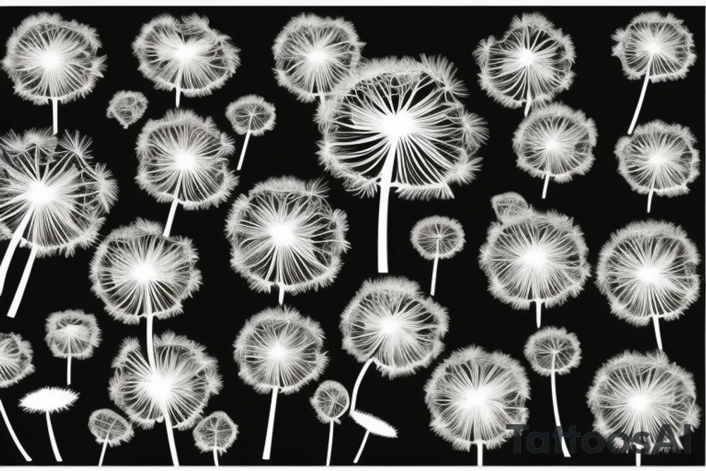 Dandelion tattoo idea