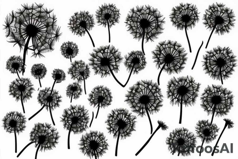 Dandelion tattoo idea
