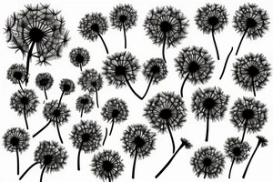 Dandelion tattoo idea