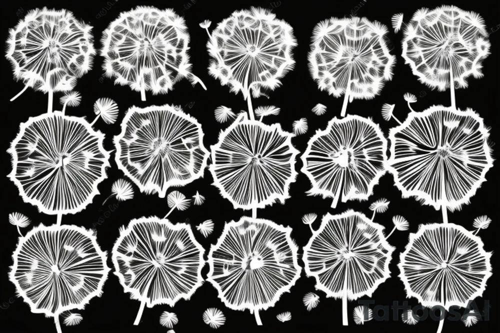 Dandelion tattoo idea