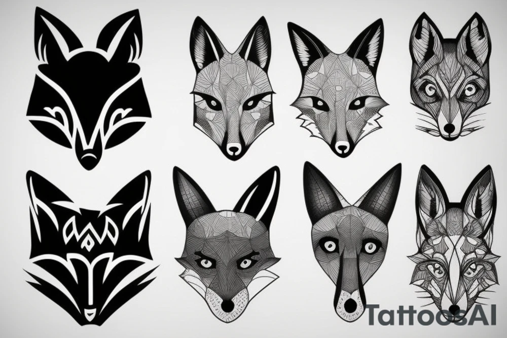 A fox tattoo idea