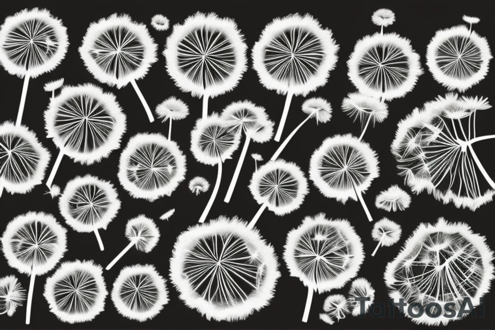 Dandelion tattoo idea