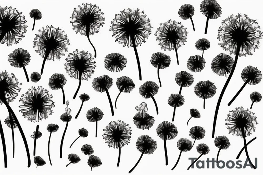 Dandelion tattoo idea