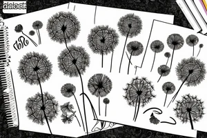Dandelion tattoo idea