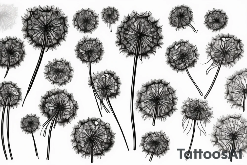 Dandelion tattoo idea
