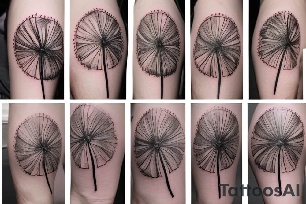 Dandelion tattoo idea