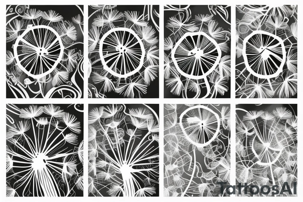 Dandelion tattoo idea