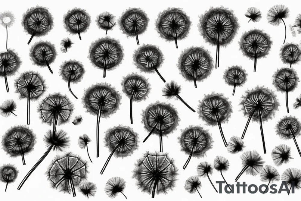 Dandelion tattoo idea