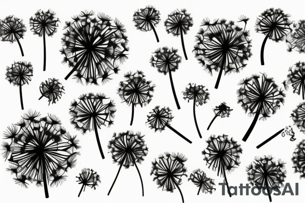 Dandelion tattoo idea