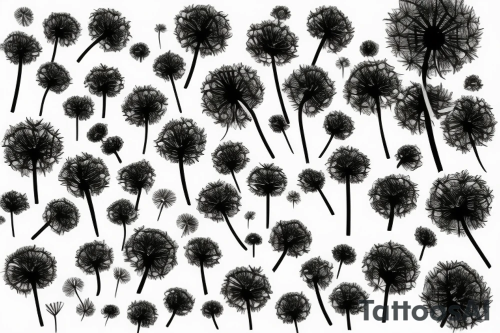 Dandelion tattoo idea