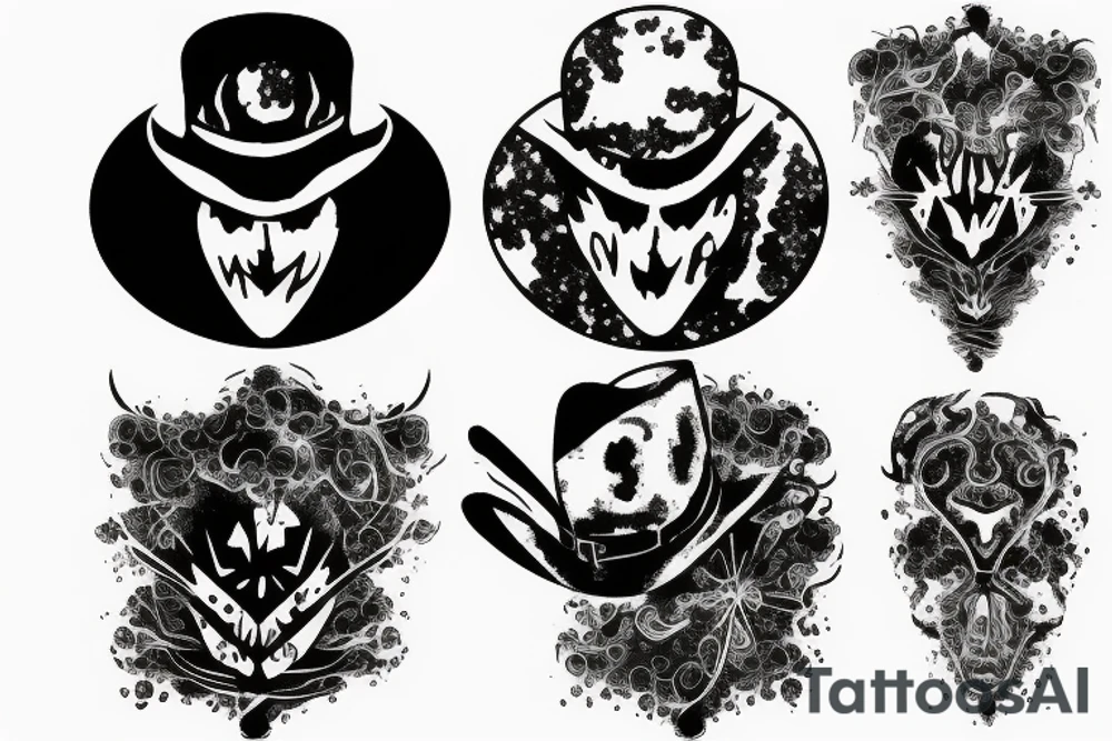 A Rorschach Ink Blot tattoo idea