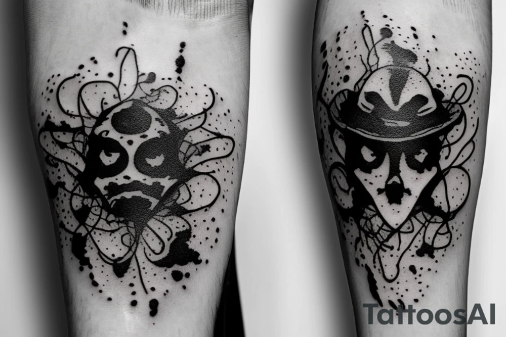 A Rorschach Ink Blot tattoo idea