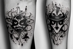 A Rorschach Ink Blot tattoo idea