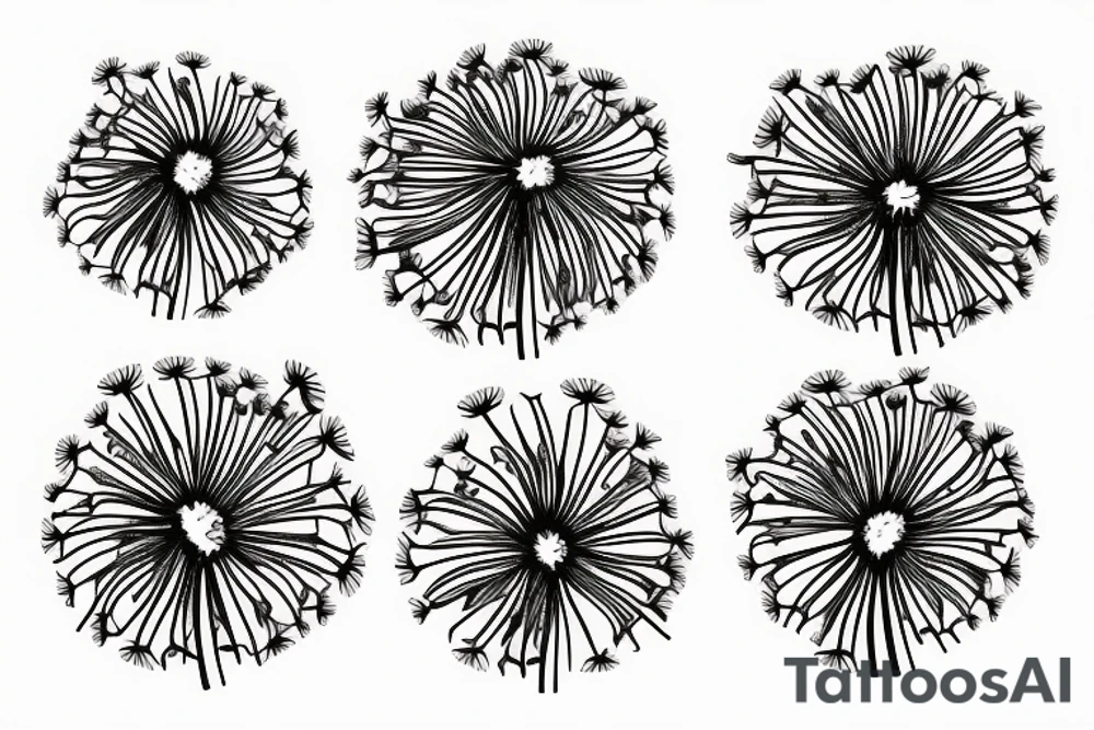 Dandelion tattoo idea