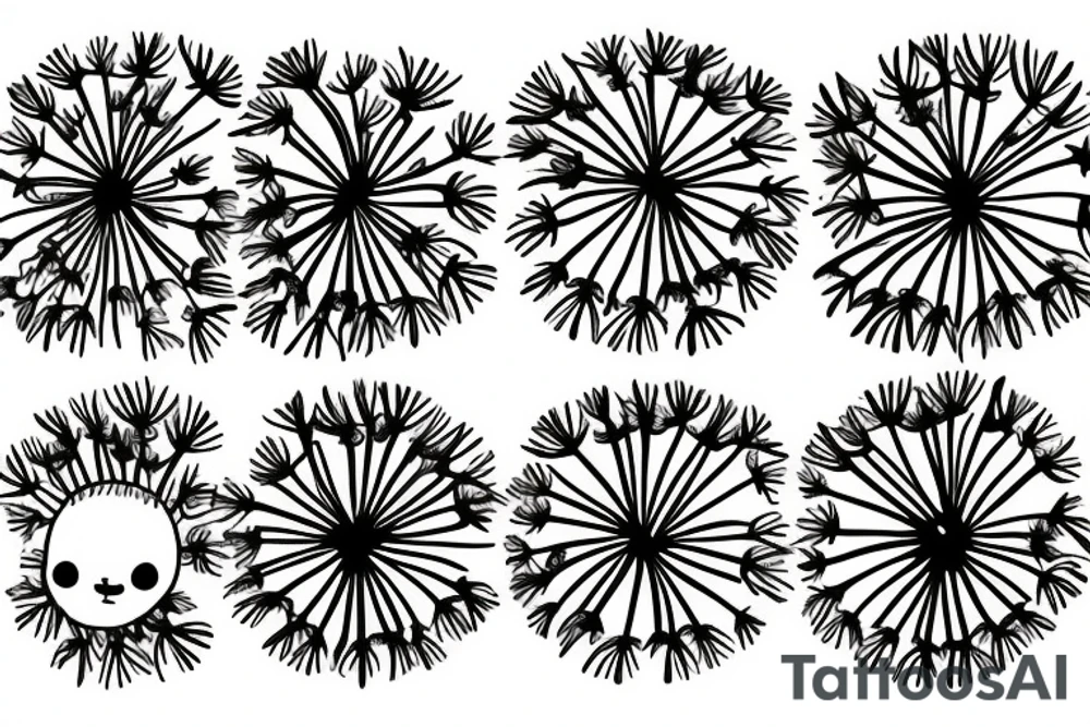 Dandelion tattoo idea