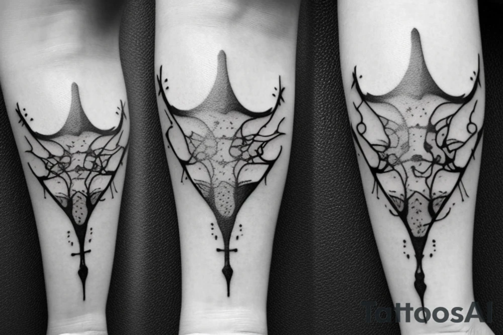 A Rorschach Ink Blot tattoo idea