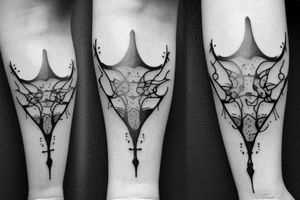 A Rorschach Ink Blot tattoo idea